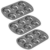 Algopix Similar Product 9 - Wilton Nonstick 6Cavity Donut Pan 3