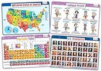 Algopix Similar Product 19 - merka Placemats for Kids 4 Pack