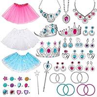 Algopix Similar Product 13 - WATINC 51Pcs Princess Jewelry Toy