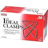 Algopix Similar Product 5 - ACCO Ideal Butterfly Paper Clamps