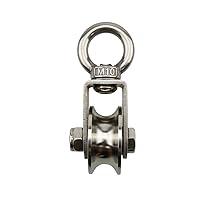 Algopix Similar Product 10 - Heyous 1Pack U Type Swivel Pulley 304