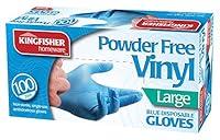 Algopix Similar Product 18 - Kingfisher Powder Free Vinyl Gloves
