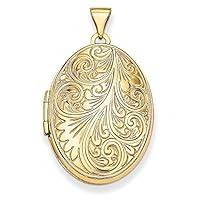 Algopix Similar Product 13 - Lockets 14k Scroll Oval