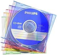 Algopix Similar Product 18 - Philips CDRW 80MIN Blank Disc x 5