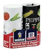 Algopix Similar Product 8 - Morton McCormick Iodized Salt  Pepper