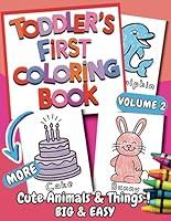 Algopix Similar Product 9 - Toddlers First Coloring Book Cute