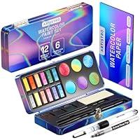 Algopix Similar Product 20 - ARTISTRO Metallic Watercolor Paints Set