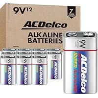 Algopix Similar Product 13 - ACDelco 12Count 9 Volt Batteries