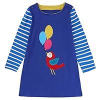 Algopix Similar Product 6 - Hongshilian Girls Cartoon Dress