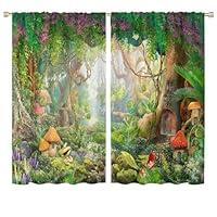 Algopix Similar Product 7 - BenYaSong Enchanted Forest Curtain