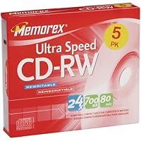Algopix Similar Product 17 - MEM03426 - Memorex CD-RW Discs