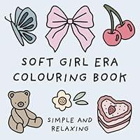 Algopix Similar Product 13 - Soft Girl Era Colouring Book Simple