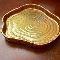 Algopix Similar Product 15 - Colorshift Gold/Green Tree Stump Tray