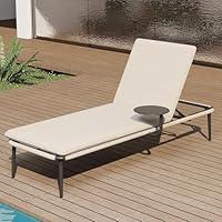 Algopix Similar Product 3 - EAST OAK Adjustable Outdoor Chaise