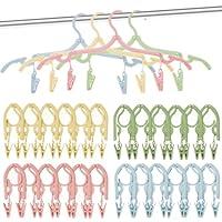 Algopix Similar Product 14 - 24 PCS Travel HangersPortable Folding