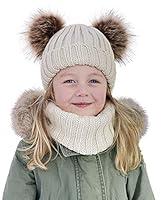 Algopix Similar Product 8 - Simplicity Kids Winter Hat Scarf Set