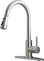 Algopix Similar Product 7 - Ufaucet Brushed Nickel Kitchen Faucet