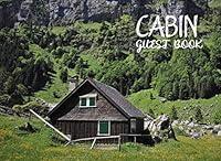 Algopix Similar Product 3 - Cabin Guest Book Mountain Forest Cabin
