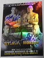 Algopix Similar Product 13 - Matt Hughes  Tim Sylvia Signed UFC 65