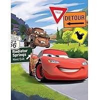 Algopix Similar Product 17 - Disney Cars Back Road 60x80 Plush Mink