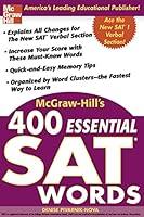 Algopix Similar Product 5 - McGraw-Hill's 400 Essential SAT Words