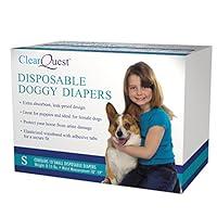 Algopix Similar Product 10 - ClearQuest Disposable Doggy Diapers