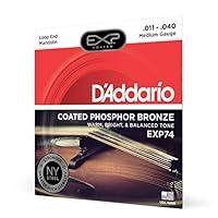 Algopix Similar Product 18 - DAddario EXP74 Coated Phosphor Bronze