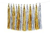 Algopix Similar Product 18 - Meri Meri Gold & Silver Tassel Garland