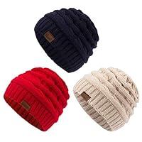 Algopix Similar Product 13 - ViGrace Kids Winter Knit Hat Warm
