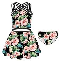 Algopix Similar Product 16 - Tankini Swimsuits for Girls 9T 10T UPF