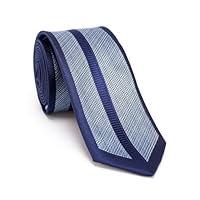 Algopix Similar Product 10 - Blue Striped Necktie for Men  65 cm