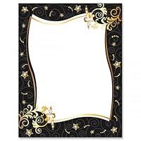 Algopix Similar Product 17 - Stars and Spirals Letter Papers25