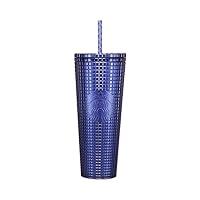 Algopix Similar Product 1 - Starbucks Cobalt Grid Cold Cup (24 oz)