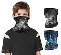 Algopix Similar Product 11 - 2 PCS Kids Face Mask Neck Gaiters