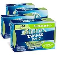 Algopix Similar Product 17 - Tampax Pocket Pearl Plastic Tampons