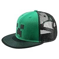 Algopix Similar Product 11 - JINX Minecraft Creeper Face Snapback