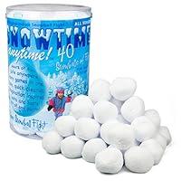 Algopix Similar Product 1 - Indoor Snowball Fight SNOWTIME ANYTIME