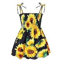 Algopix Similar Product 12 - TOPUUTP Girls Stylish Sunflower Laceup