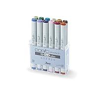 Algopix Similar Product 18 - Copic Markers 12-Piece Sketch EX-6 Set