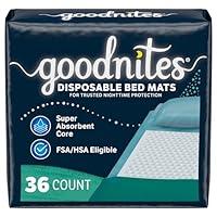 Algopix Similar Product 1 - Goodnites Disposable Bed PadsBed Mats