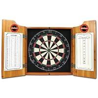 Algopix Similar Product 2 - Budweiser Wood Dart Cabinet Set