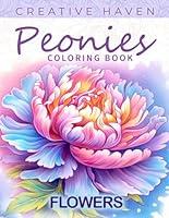 Algopix Similar Product 14 - Creative Haven Peonies Flowers Coloring