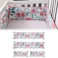 Algopix Similar Product 15 - 4 Sides Baby Crib Mesh Liner Pads