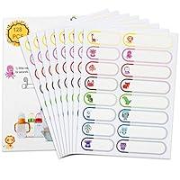 Algopix Similar Product 9 - Baby Bottle Labels for Daycare 128pcs