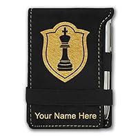 Algopix Similar Product 13 - Mini Notepad Chess King Personalized