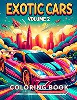 Algopix Similar Product 13 - Exotic Cars Volume 2 A Coloring