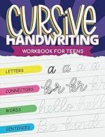 Algopix Similar Product 5 - Cursive Handwriting Workbook for Teens