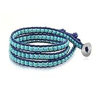 Algopix Similar Product 1 - Bling Jewelry Boho Stabilized Turquoise