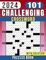 Algopix Similar Product 12 - 101 Challenging Crossword Puzzles Book