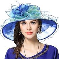 Algopix Similar Product 8 - VECRY Women Church Derby Hats Tea Party